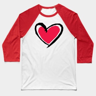 Jagged Heart Baseball T-Shirt